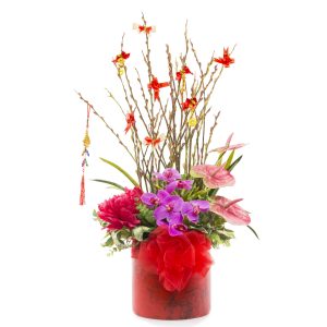 CNY PUSSY WILLOW ARRANGEMENT C