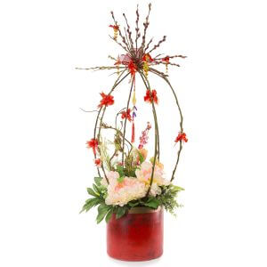 CNY PUSSY WILLOW ARRANGEMENT B