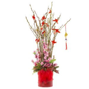 CNY PUSSY WILLOW ARRANGEMENT A