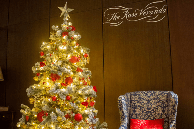 Elegant Christmas Tree Decoration Services - The Rose Veranda - Prince's Landscape Pte Ltd