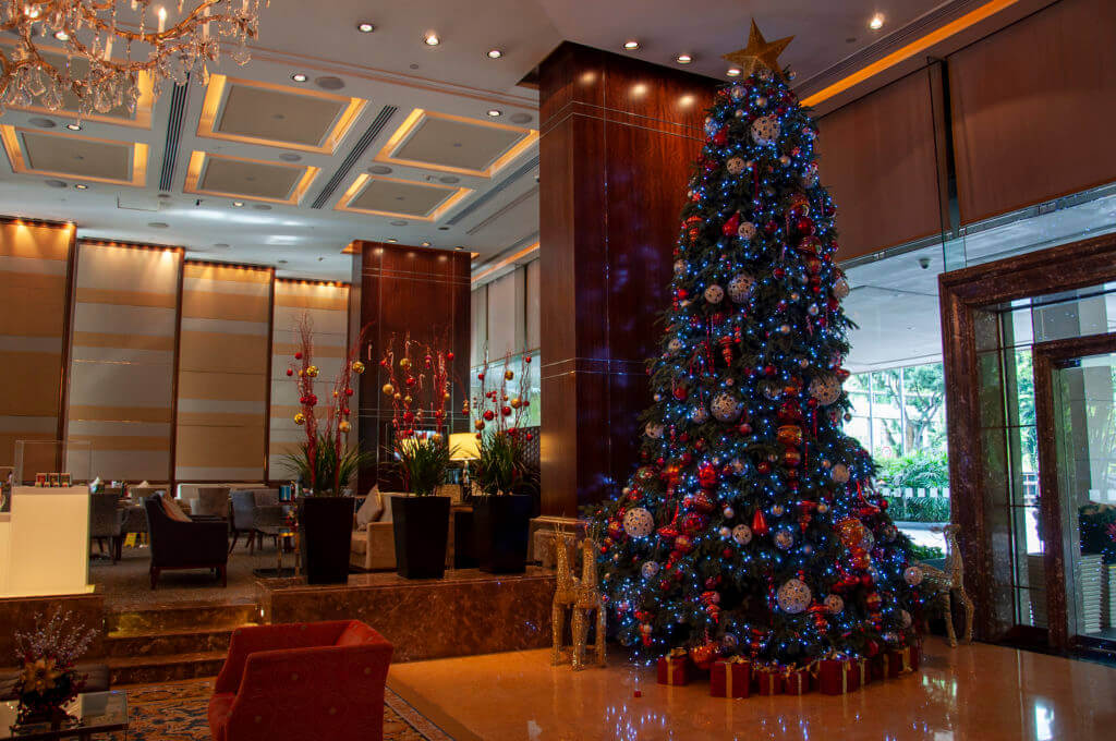 Finest Office Christmas Decorations - Carlton City Hotel - Prince's Landscape Pte Ltd