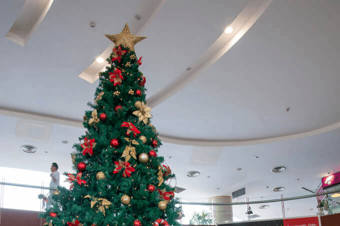 Splendid Christmas Decoration Service Singapore - Changi T3 - Prince's Landscape Pte Ltd